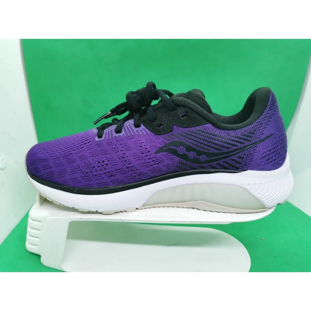Saucony Guide 14 Women's Size 8.5 Running Walking Shoes Purple Black